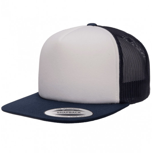 Кепка FlexFit 6005FW NO FOAM Trucker Navy/White/Navy