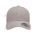 Кепка FlexFit 6789M - Curved Visor Snapback Heather Grey